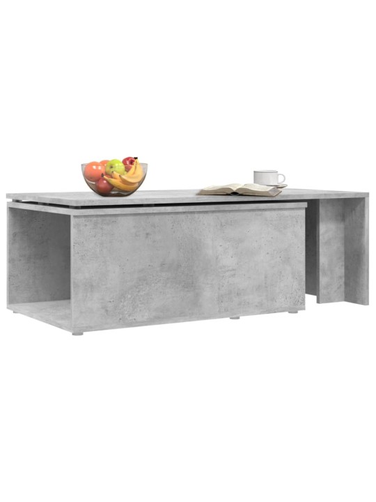 Konferenční stolek betonově šedý 150 x 50 x 35 cm dřevotříska