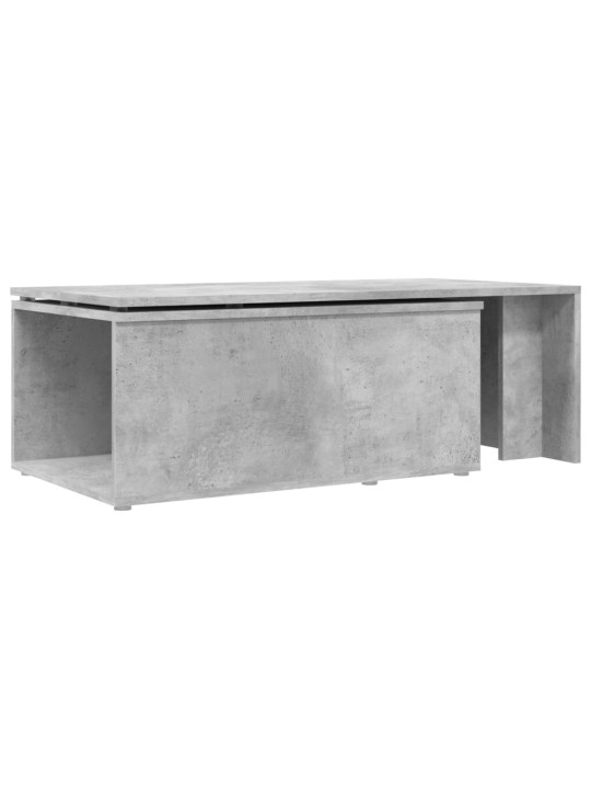Konferenční stolek betonově šedý 150 x 50 x 35 cm dřevotříska
