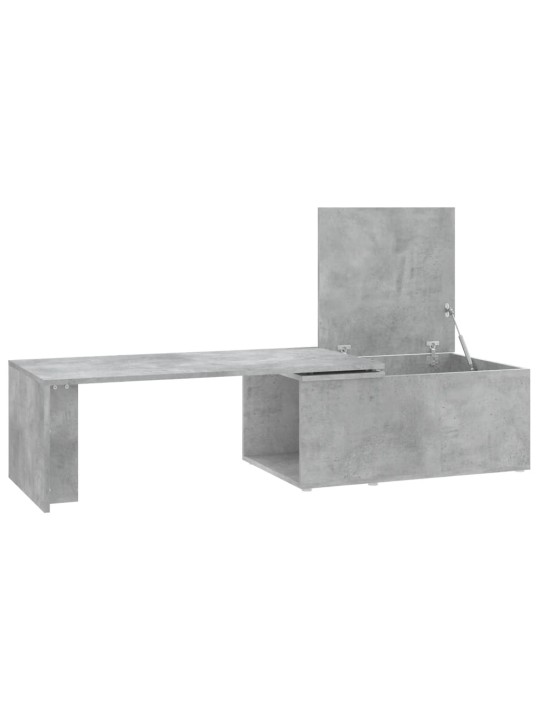 Konferenční stolek betonově šedý 150 x 50 x 35 cm dřevotříska