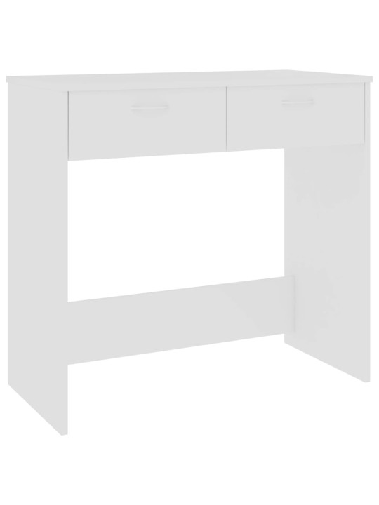 Psací stůl bílý 80 x 40 x 75 cm kompozitní dřevo