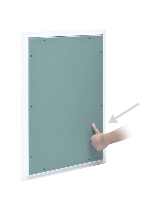 Přístupový panel s hliníkovým rámem a sádrokartonem 300x600 mm