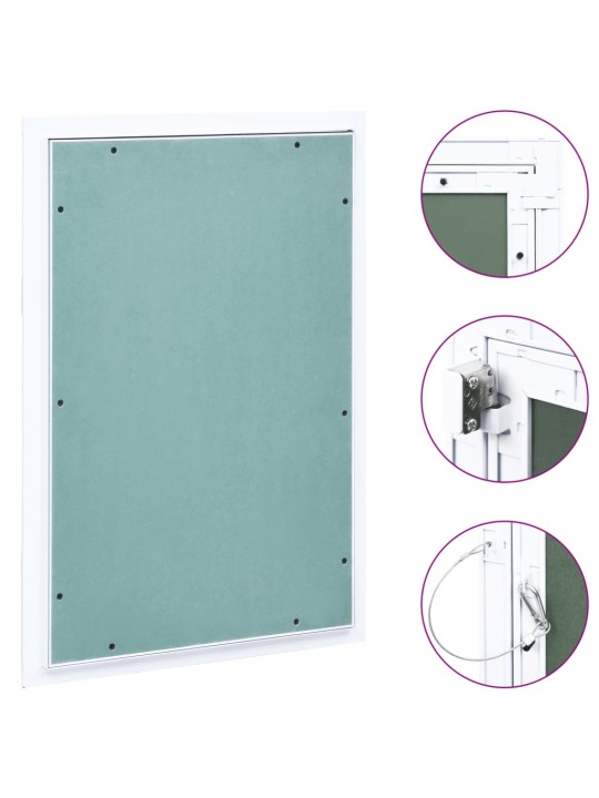 Přístupový panel s hliníkovým rámem a sádrokartonem 400x600 mm