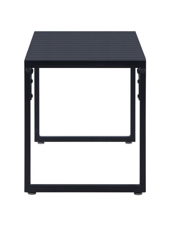 Zahradní lavice 120,5 cm PS deska černá