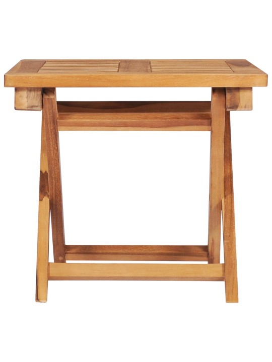 Zahradní lehátka 2 ks se stolkem masivní teak