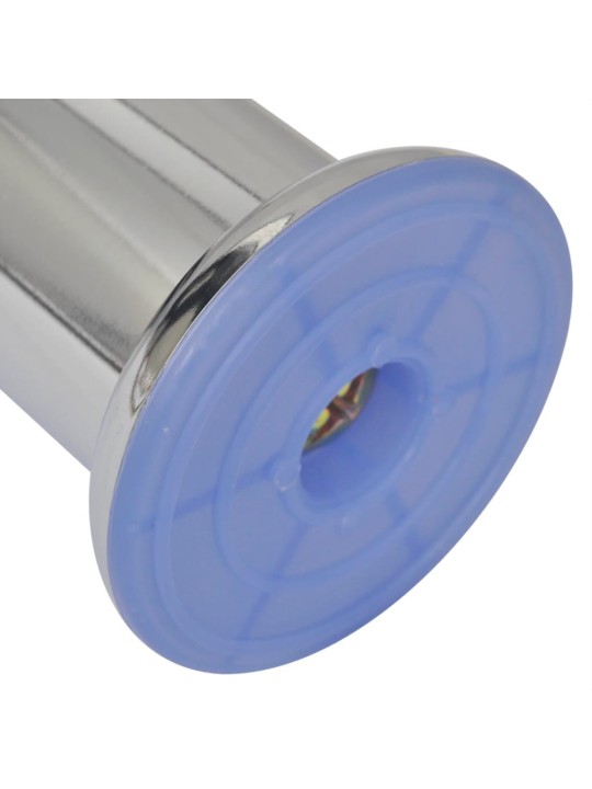 Nohy k pohovce 8 ks kulaté chrom 60 mm