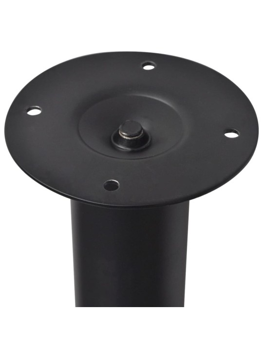 Teleskopické nohy ke stolu 4 ks černé 710 mm–1 100 mm