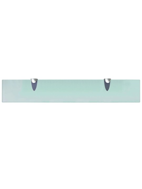 Plovoucí police 2 ks sklo 60 x 10 cm 8 mm