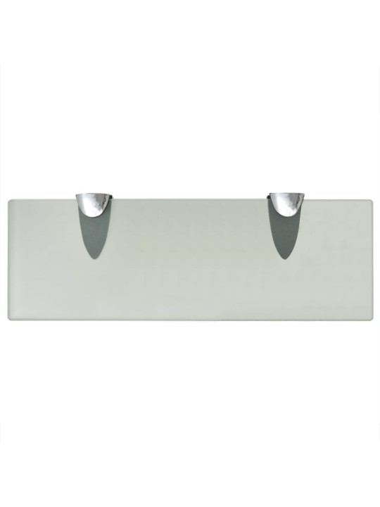 Plovoucí police 2 ks sklo 30 x 10 cm 8 mm