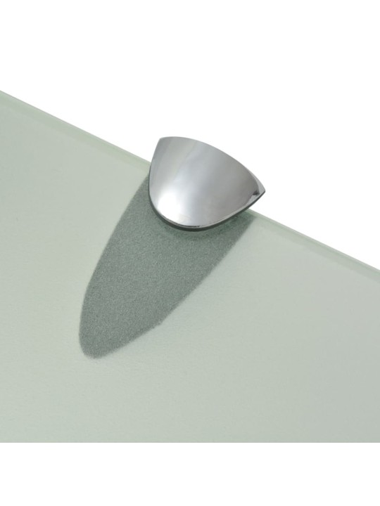 Plovoucí police 2 ks sklo 40 x 10 cm 8 mm