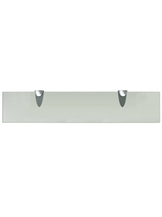 Plovoucí police 2 ks sklo 50 x 10 cm 8 mm