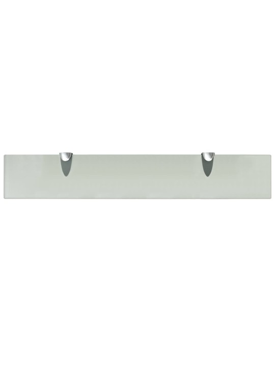 Plovoucí police 2 ks sklo 60 x 10 cm 8 mm