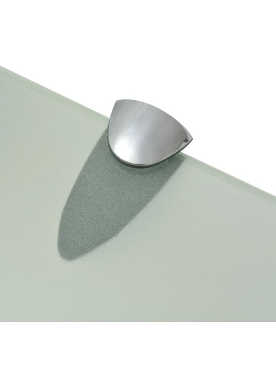Plovoucí police 2 ks sklo 60 x 10 cm 8 mm