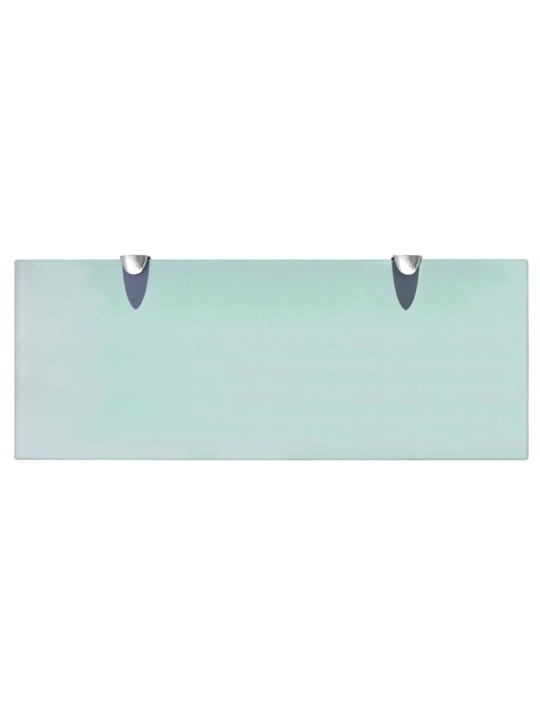 Plovoucí police 2 ks sklo 50 x 20 cm 8 mm