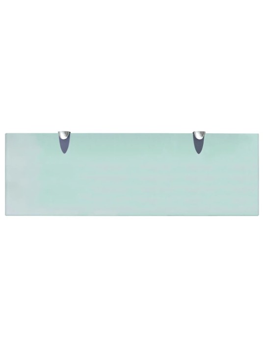 Plovoucí police 2 ks sklo 60 x 20 cm 8 mm