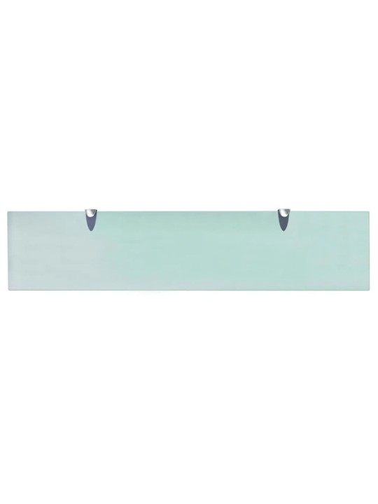 Plovoucí police 2 ks sklo 90 x 20 cm 8 mm