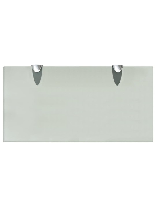 Plovoucí police 2 ks sklo 40 x 20 cm 8 mm