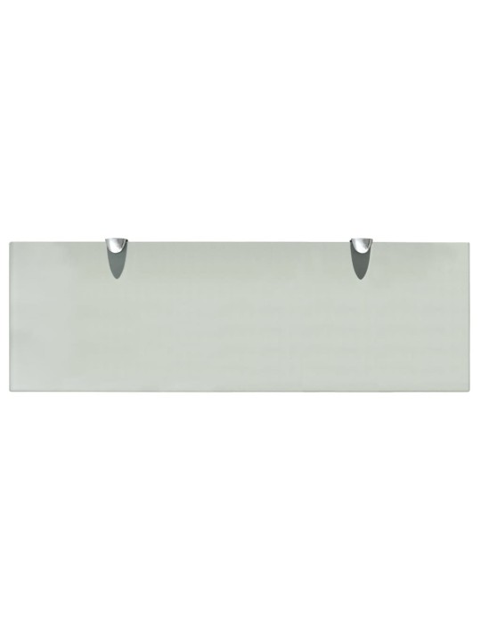 Plovoucí police 2 ks sklo 60 x 20 cm 8 mm