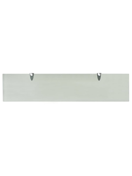 Plovoucí police 2 ks sklo 90 x 20 cm 8 mm