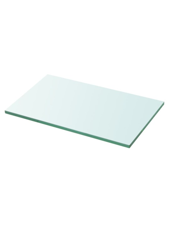 Policové desky 2 ks sklo čiré 30 x 12 cm