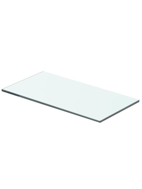 Policové desky 2 ks sklo čiré 40 x 15 cm