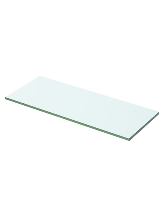 Policové desky 2 ks sklo čiré 50 x 15 cm