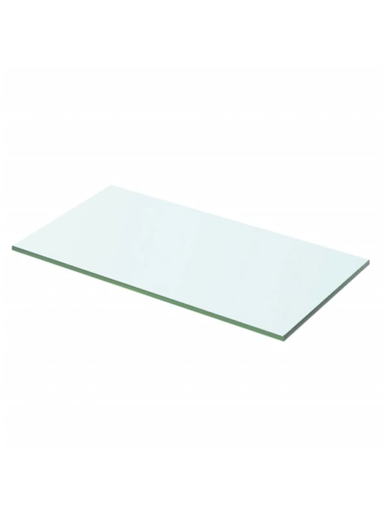 Policové desky 2 ks sklo čiré 50 x 20 cm