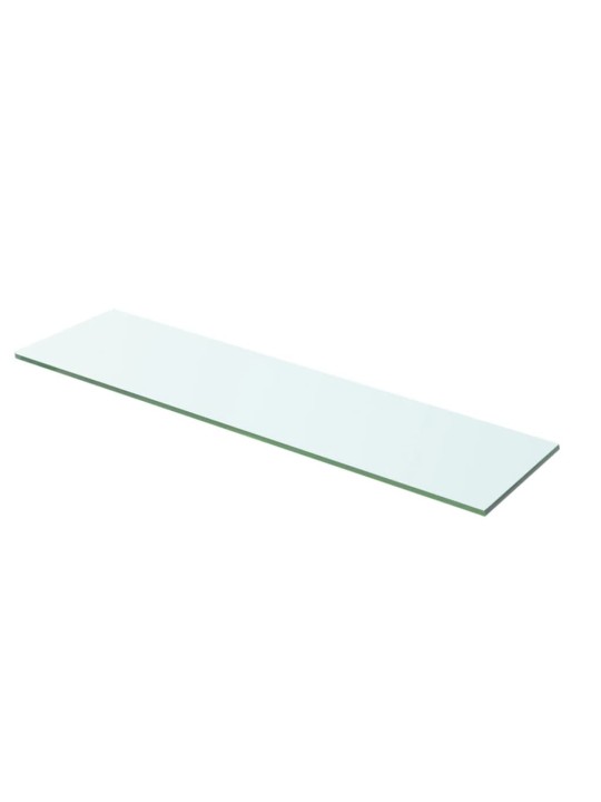 Policové desky 2 ks sklo čiré 60 x 12 cm