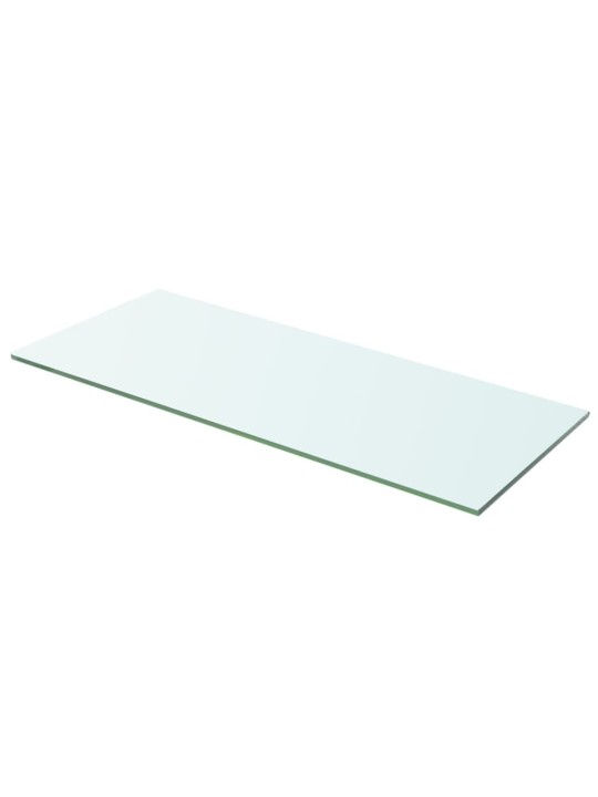 Policové desky 2 ks sklo čiré 60 x 20 cm