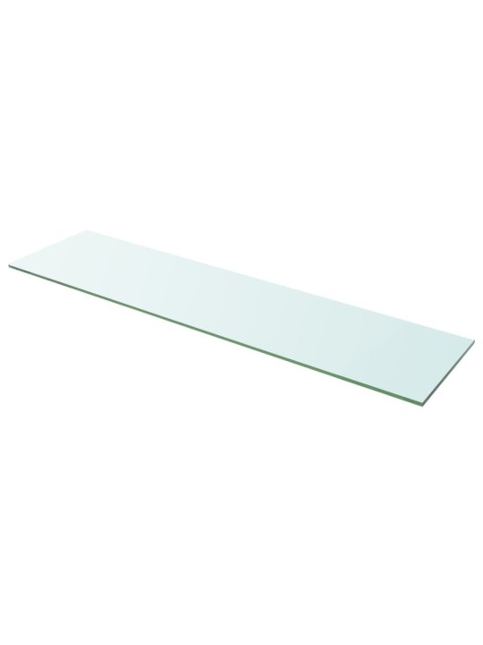 Policové desky 2 ks sklo čiré 100 x 25 cm