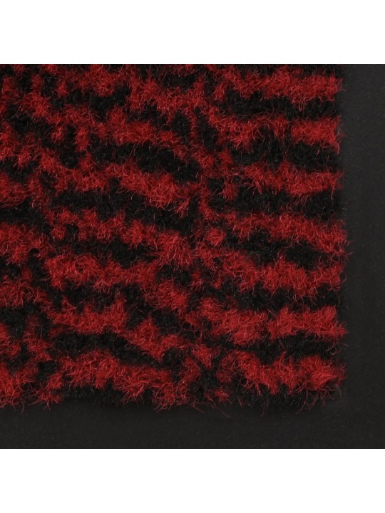 Protiprachové rohožky 2 ks obdélník všívané 80 x 120 cm červené
