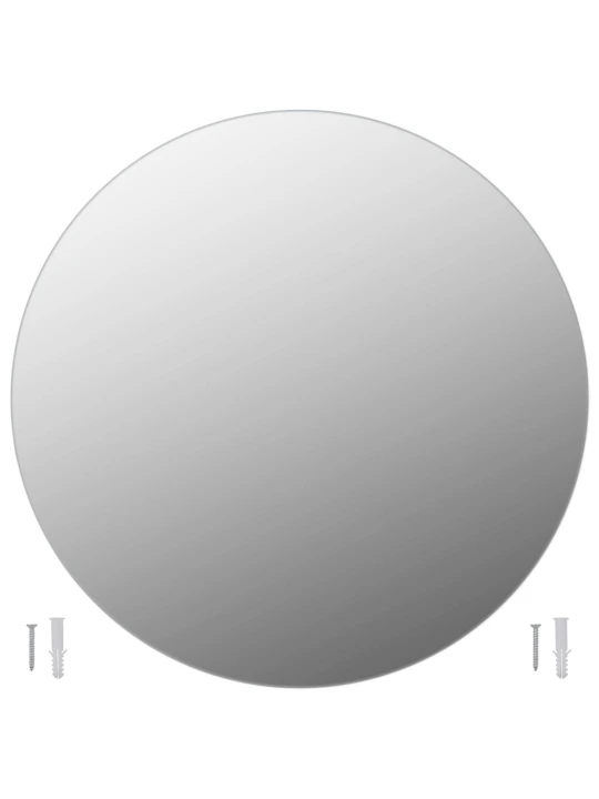 Nástěnná zrcadla 2 ks 70 cm kulatá sklo