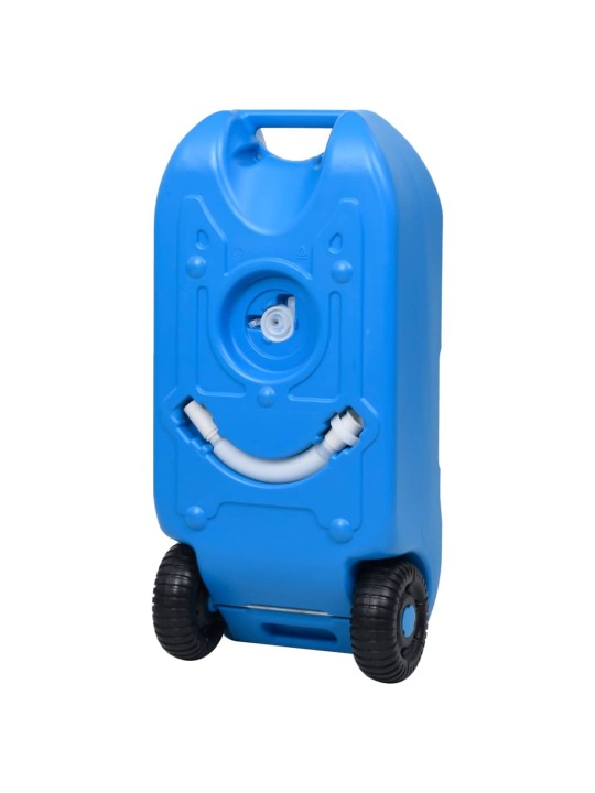 Nádrž na vodu na kolečkách na kempování 40 l modrá