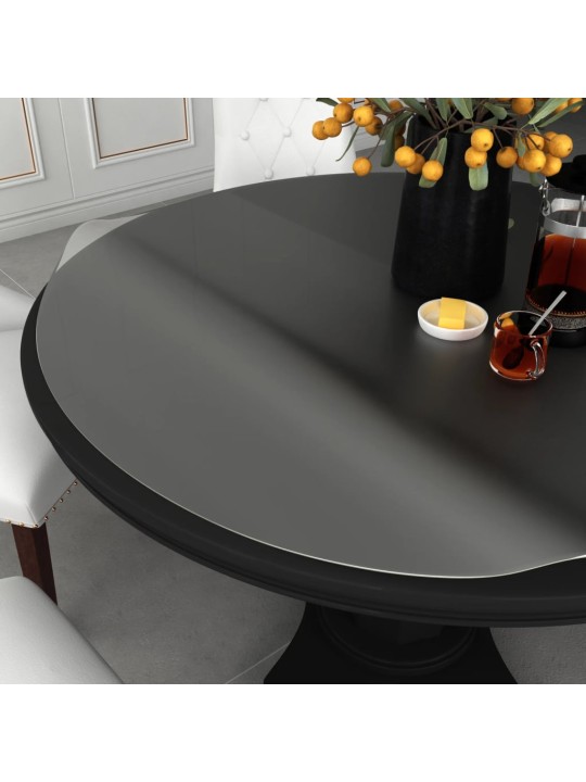 Ochranná fólie na stůl matná Ø 100 cm 2 mm PVC