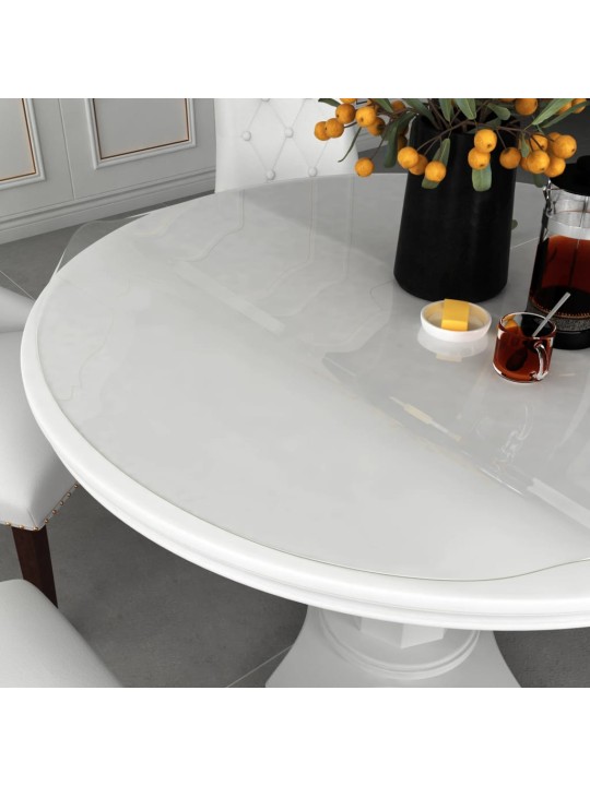 Ochranná fólie na stůl průhledná Ø 120 cm 2 mm PVC