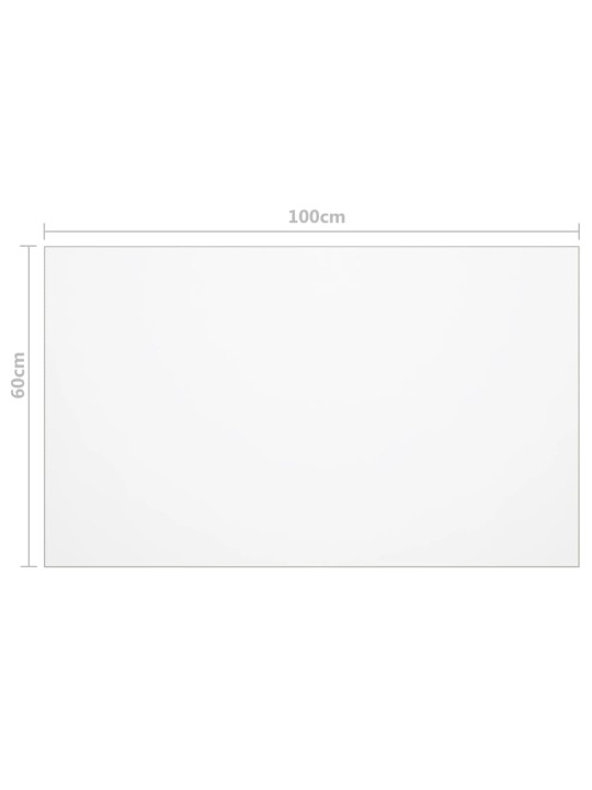 Ochranná fólie na stůl průhledná 100 x 60 cm 2 mm PVC