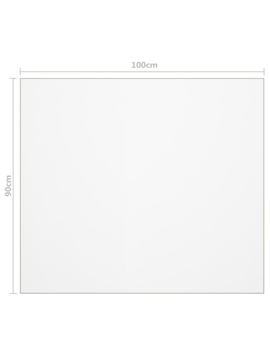 Ochranná fólie na stůl průhledná 100 x 90 cm 2 mm PVC
