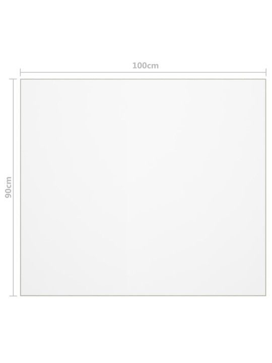 Ochranná fólie na stůl matná 100 x 90 cm 2 mm PVC