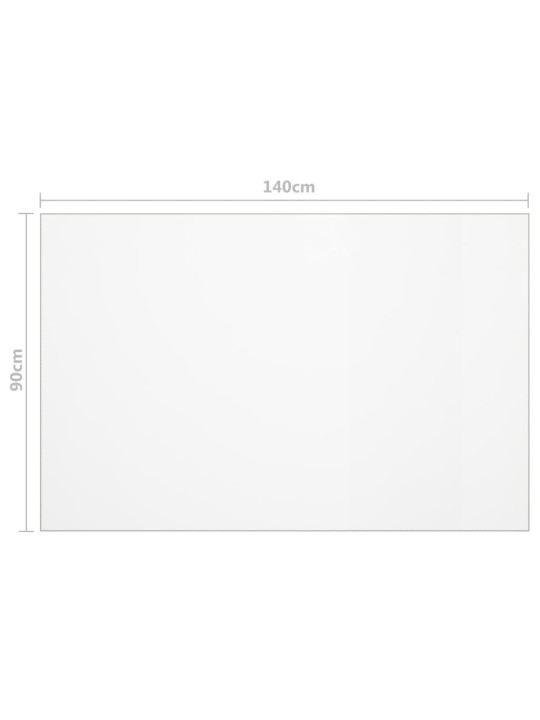 Ochranná fólie na stůl průhledná 140 x 90 cm 2 mm PVC