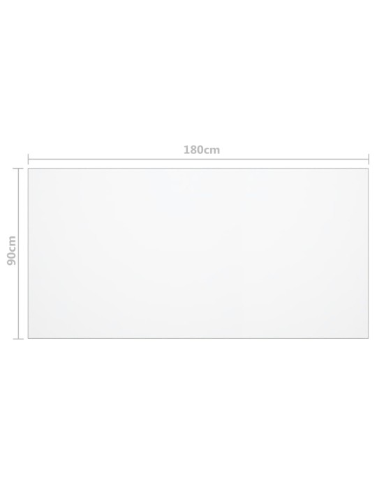 Ochranná fólie na stůl průhledná 180 x 90 cm 2 mm PVC