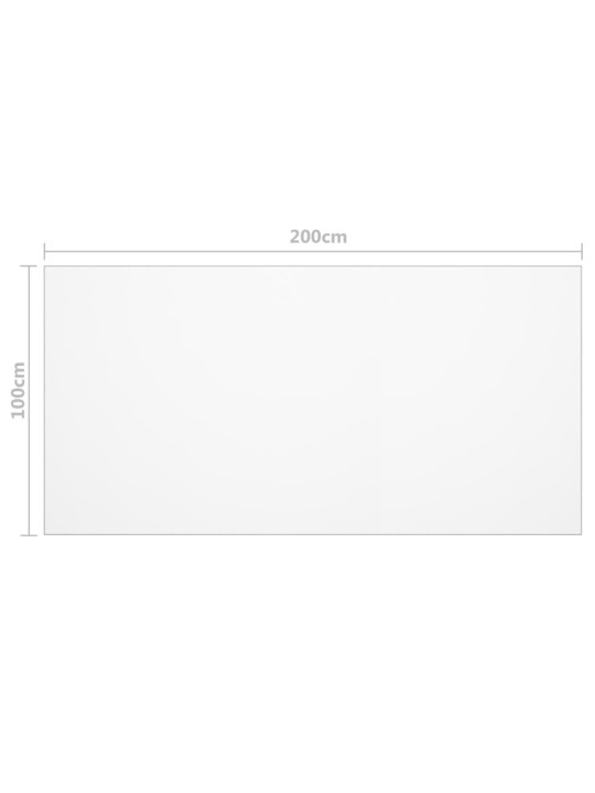 Ochranná fólie na stůl matná 200x100 cm 2 mm PVC