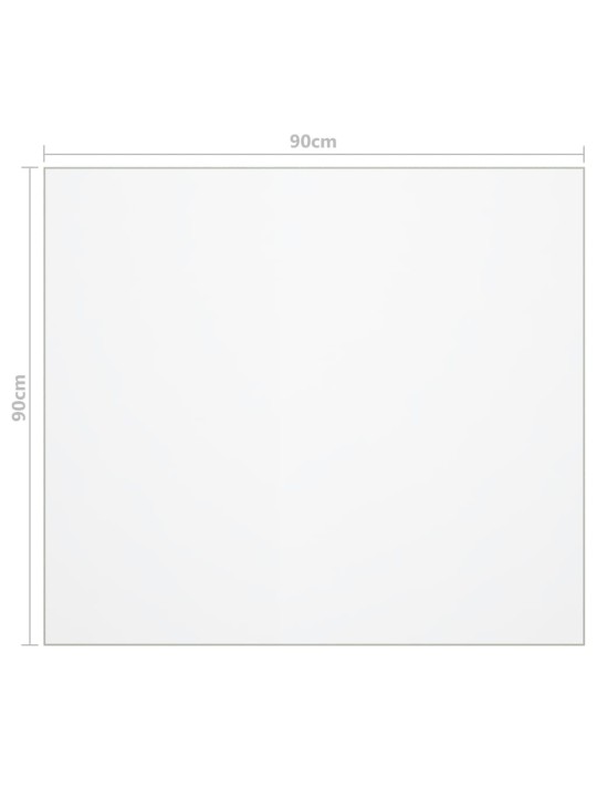 Ochranná fólie na stůl matná 90 x 90 cm 2 mm PVC