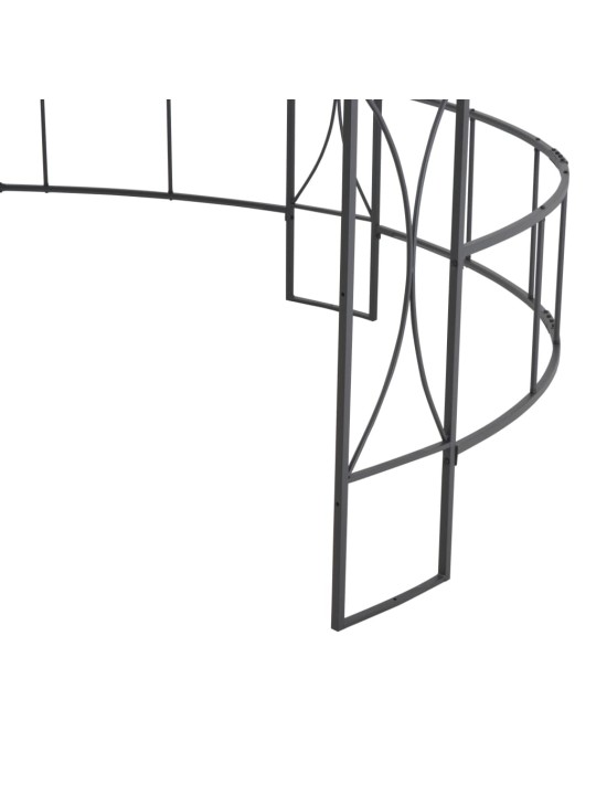 Altán 300 x 290 cm bílý kruhový