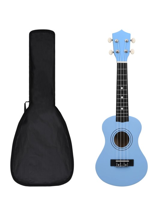 Set soprano ukulele s obalem pro děti blankytně modré 21"
