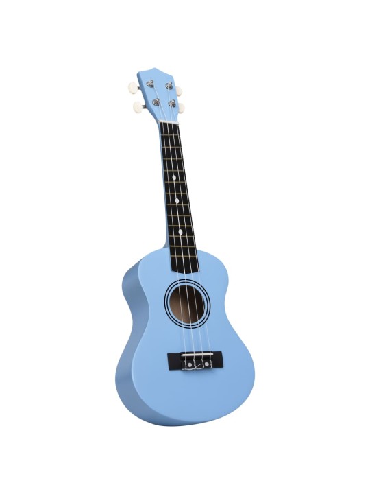 Set soprano ukulele s obalem pro děti blankytně modré 21"