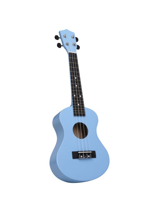 Set soprano ukulele s obalem pro děti blankytně modré 23"
