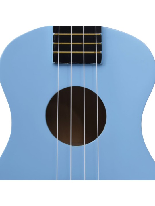 Set soprano ukulele s obalem pro děti blankytně modré 23"