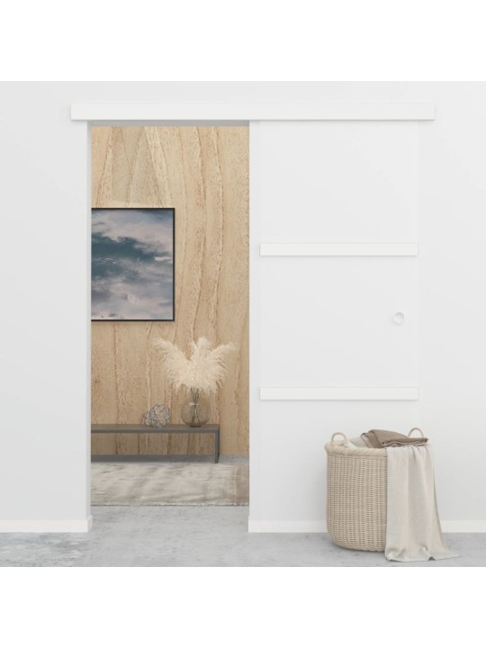 Posuvné dveře s měkkými zarážkami ESG sklo a hliník 76 x 205 cm