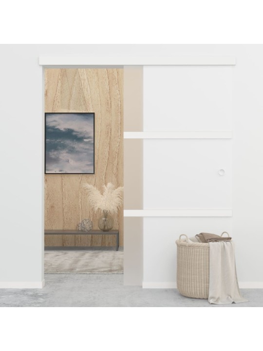 Posuvné dveře s měkkými zarážkami ESG sklo a hliník 90 x 205 cm