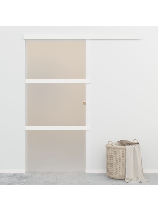 Posuvné dveře s měkkými zarážkami ESG sklo a hliník 90 x 205 cm