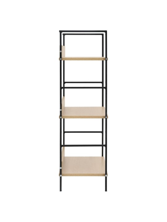 Knihovna se 3 policemi dub 60 x 27,6 x 90,5 cm kompozitní dřevo